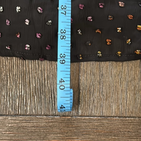 Torrid Mini Clip Dot Blouson Sleeve Dress Deep Black - Picture 15 of 15